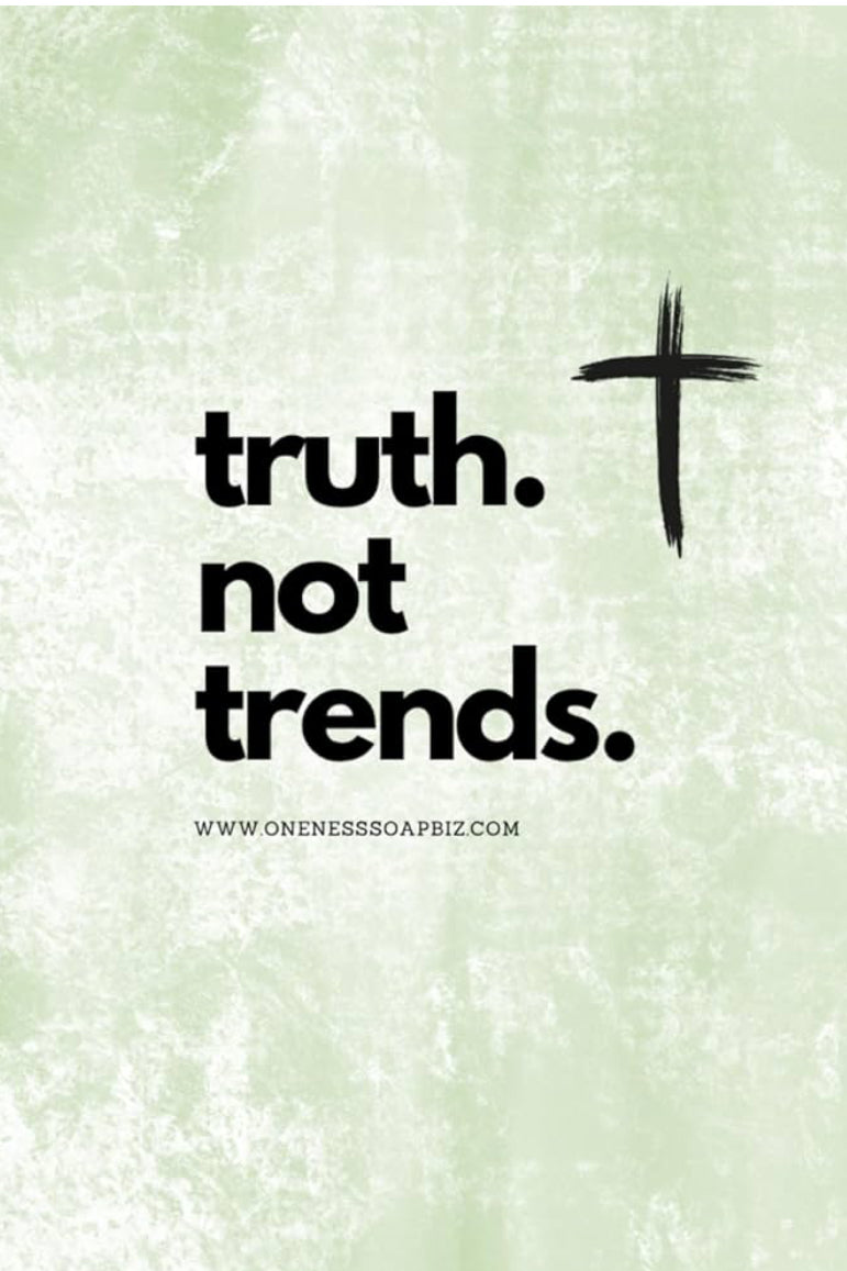 Truth Not Trends – Romans 12:2 Notebook | Christian Journal | Faith-Based Gift | Bible Study & Prayer Journal