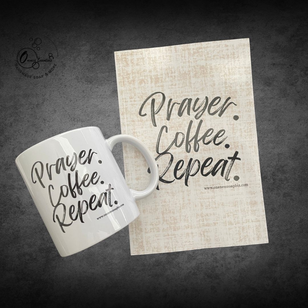 Prayer. Coffee. Repeat. Journal/Notebook