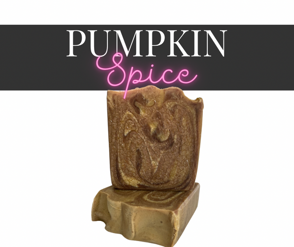 Pumpkin Spice Soap - Made with Real Pumpkin - 4oz Handmade Soap