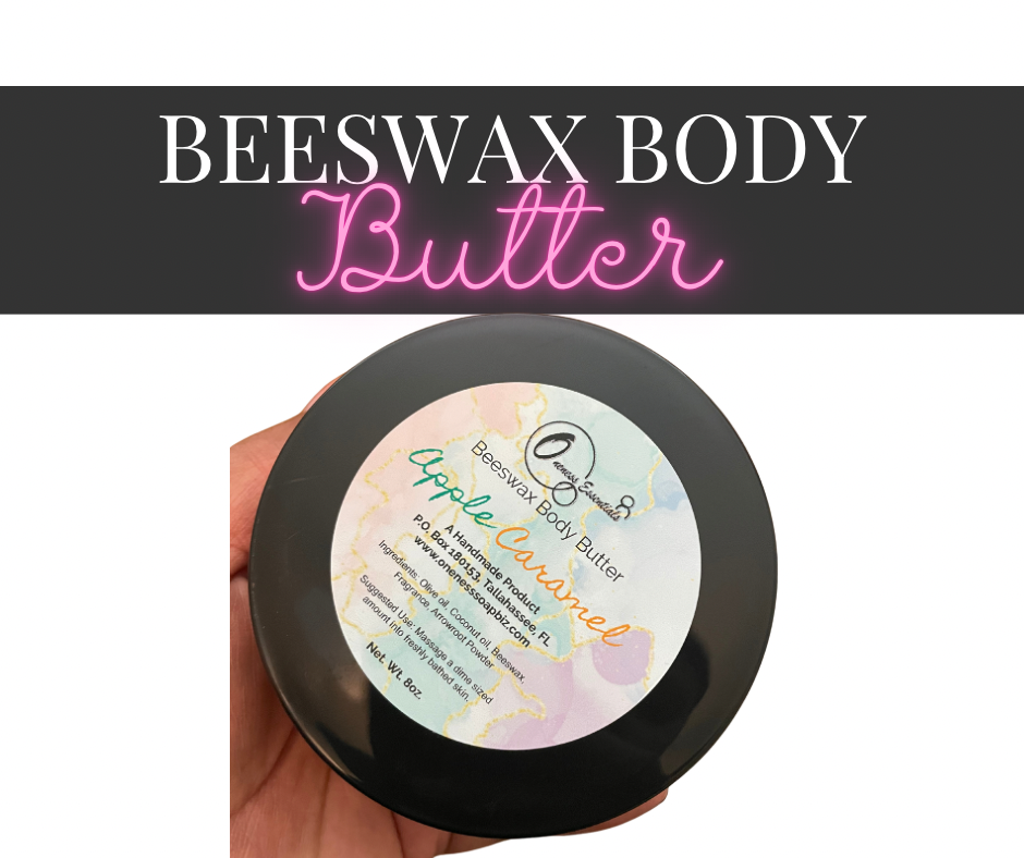 Nourishing Body Butter with Beeswax Base – 8 oz | All-Natural & Velvety Smooth