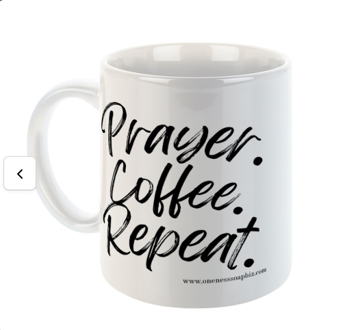 Prayer. Coffee. Repeat. – 11oz Ceramic Mug