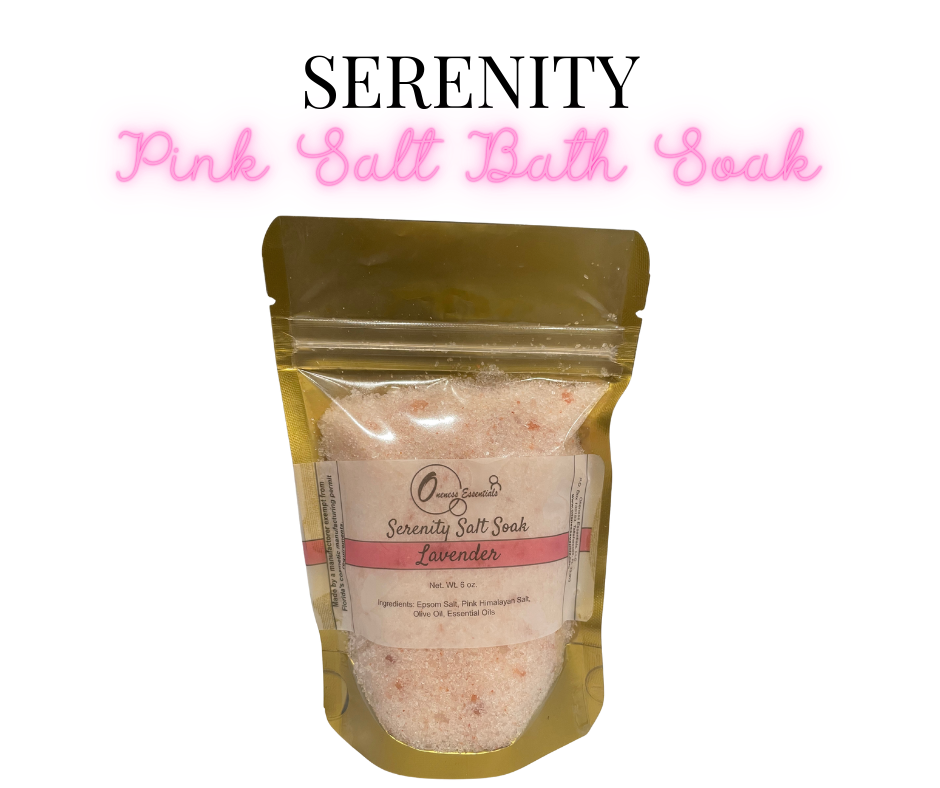 Serenity Pink Salt and Epsom Bath Soak 6 oz.