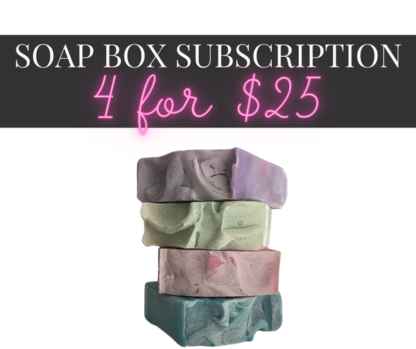 Monthly Soap Subscription Box – Save 20% on Natural Handmade Soaps