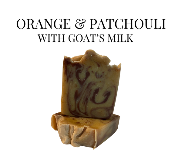 Orange & Patchouli Goat Milk Handmade Soap