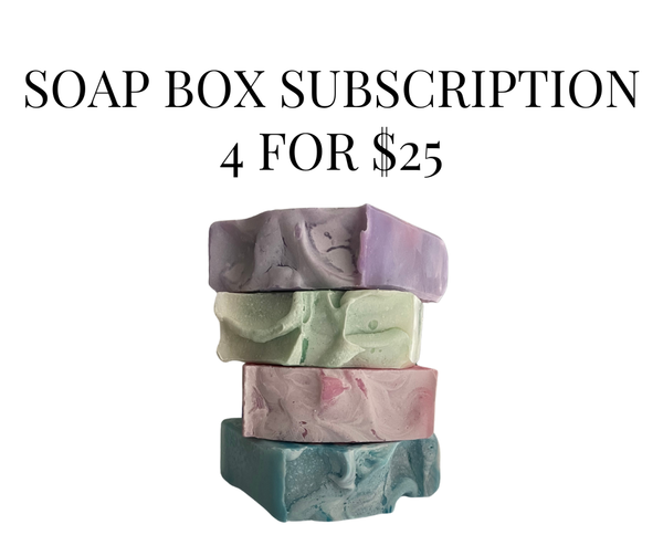 Monthly Soap Subscription Box – Save 20% on Natural Handmade Soaps