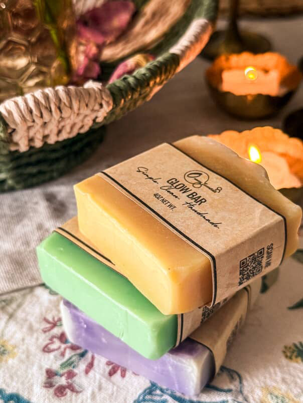 4 Soap Bundle - Tea Tree, Lavender, Turmeric and Eucalyptus Mint.