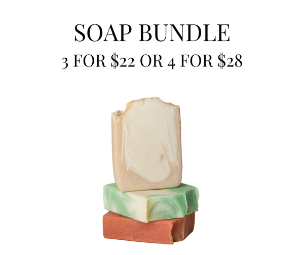 Handmade Soap Bundle — Mix & Match (3 for $22 or 4 for $28)