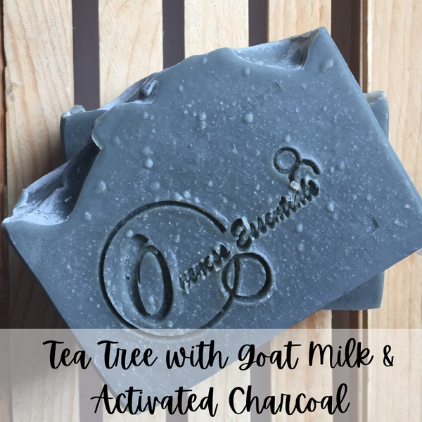 Tea Tree with Activated Charcoal Goat’s Milk Soap