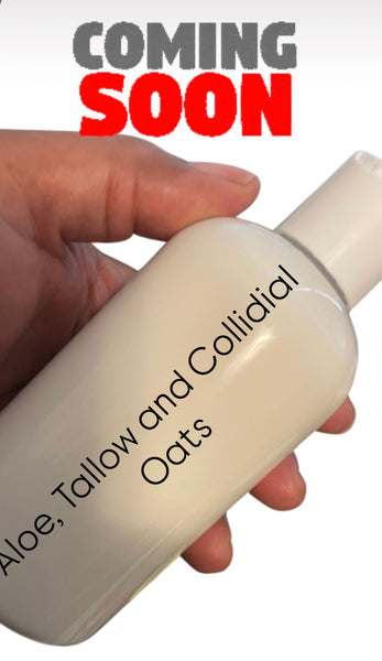 Aloe & Oat Comfort Lotion - Shea or Tallow Unscented Natural Moisturizer