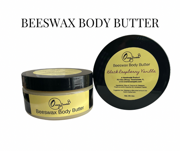 Nourishing Body Butter with Beeswax Base – 8 oz | All-Natural &amp; Velvety Smooth