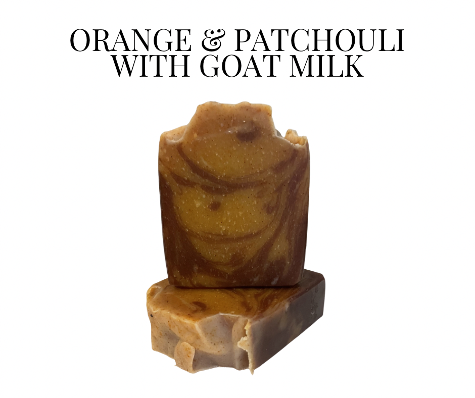 Orange & Patchouli Goat Milk Handmade Soap