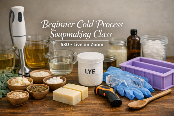 BEGINNER COLD PROCESS SOAPMAKING (Adults 18+)