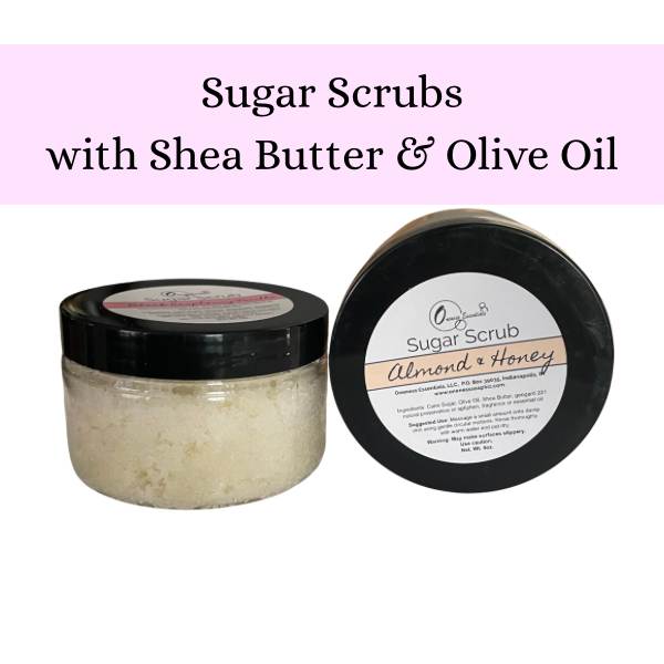 Sugar Scrub – 4 oz | Natural Skincare with Cane Sugar, Shea Butter & Olive Oil