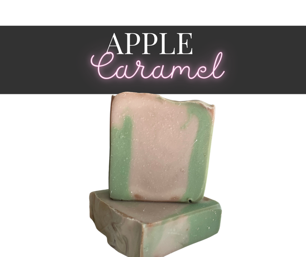 Apple Caramel Handmade Soap – Small Batch | Fall Scented Natural Bar (4 oz)