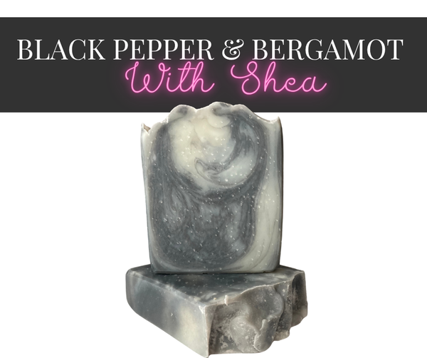 Black Pepper & Bergamot - Made with Shea Butter