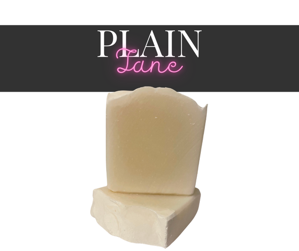 Plain Jane Unscented Soap Bar – Handmade Minimalist Soap with Coconut, Olive Oil & Lard | 4 oz