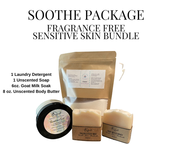 Soothe Package – Fragrance-Free Sensitive Skin Bundle