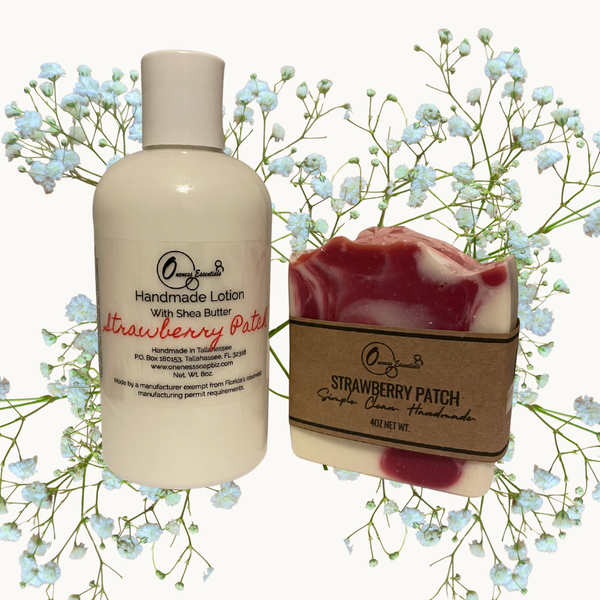 Valentine's Day Gift Sets - Lotion & Soap Set - Optional Candle