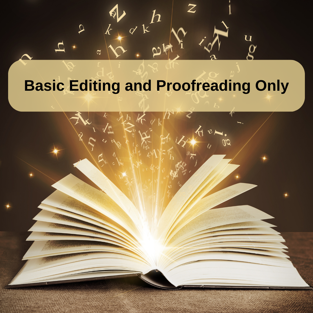 A La Carte - Basic Editing and Proofreading Only