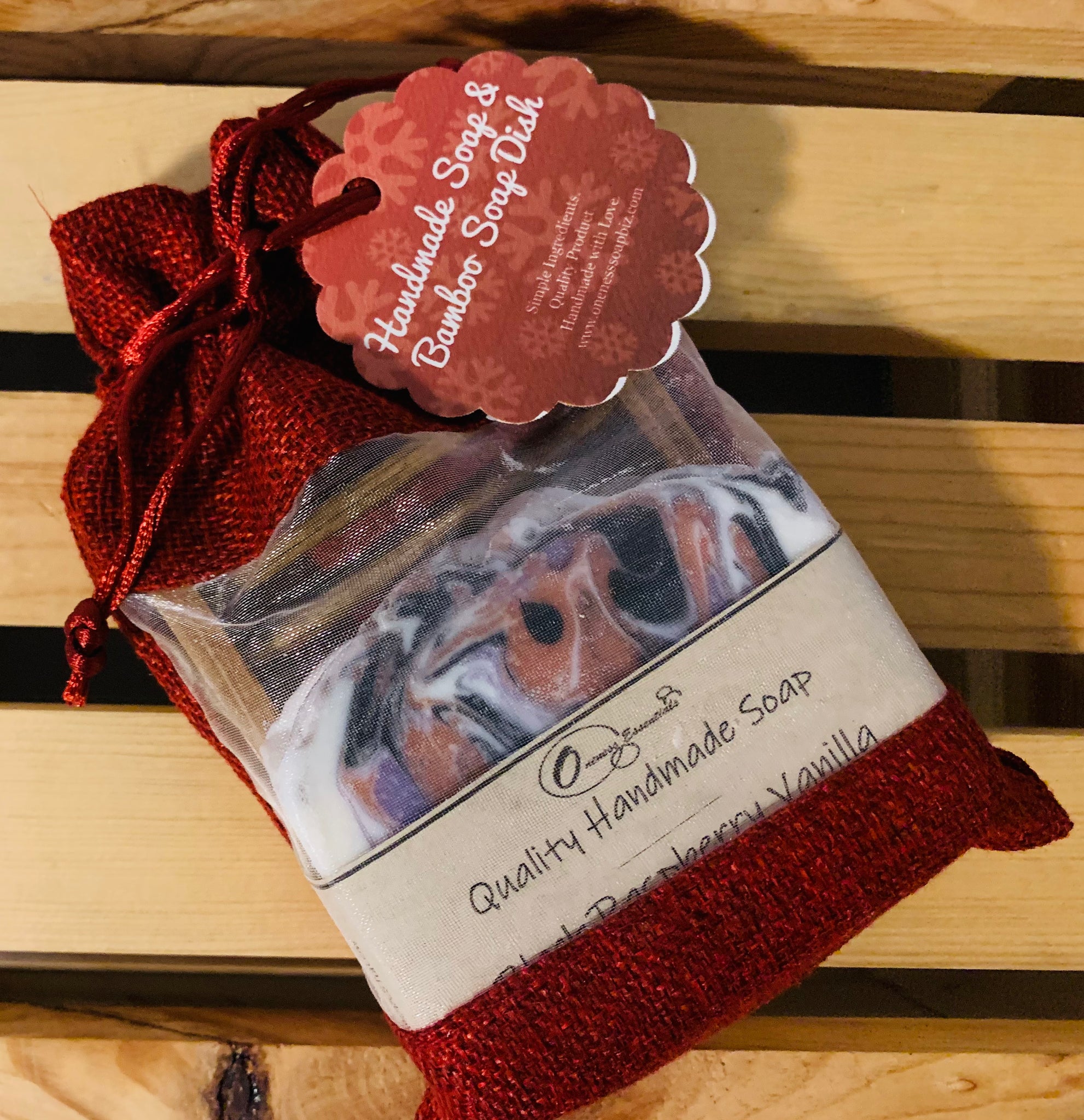 Soap & Soap Dish Gift Bag Set